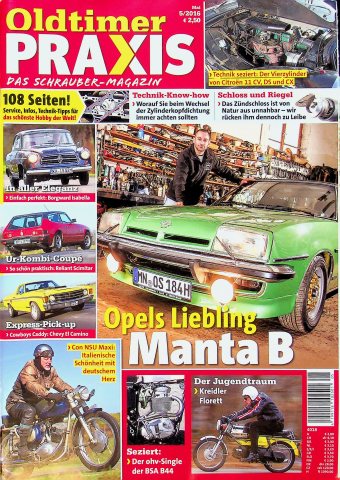 Deckblatt Oldtimer Praxis (05/2016)